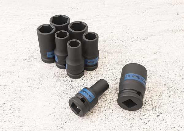 Фото - Набор торцевых головок KING TONY 1/2" 10 - 24 мм 8 шт. (4413MP)