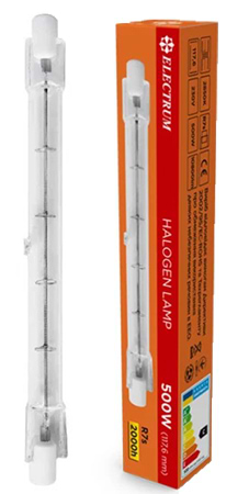 Лампочка галогенова Electrum 500W R7s 2800K (A-HL-0060)