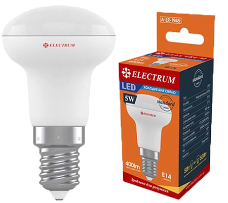 Лампочка світлодіодна Electrum  5W R39 E14 4000K (A-LR-1945)