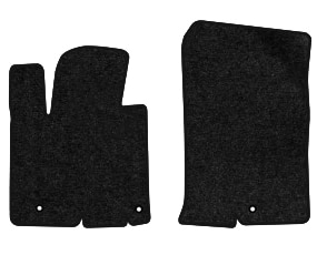 Килимки ворсові в салон авто EVAtech Standard для Hyundai Tucson (NX4) Hybrid (Long base) 2021 4 покоління SUV USA чорний кант HY44196A2KH3VEB