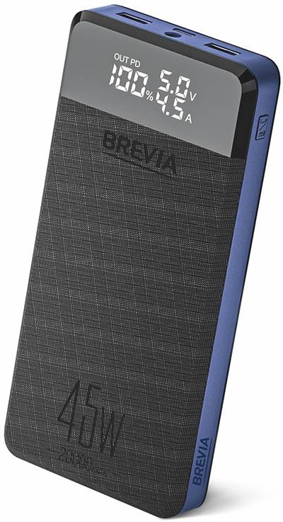 Купити Батарея мобільна Brevia 20000mAh 45W (44245) - Фото 1 Батарея мобільна Brevia 20000mAh 45W (44245) - Фото 1