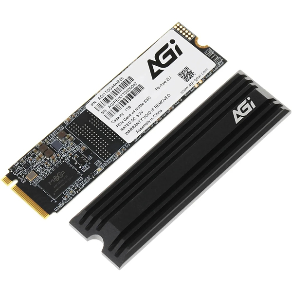 Фото - SSD-накопичувач внутрішній AGI SSD 1Tb AGI AI828 M.2 2280 PCIe 1.4 3D NAND Retail (AGI1T0G44AI828-CB)
