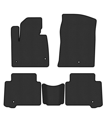 Фото - Килимки ворсові в салон авто EVAtech Standard для Hyundai Grand Santa FE (NC) 6 seats 2012-2017 3 покоління SUV USA чорний кант HY44366C5KH5VEB
