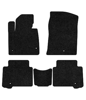 Коврики ворсовые в салон авто EVAtech Standard для Hyundai Grand Santa FE (NC) 6 seats 2012-2017 3 поколение SUV USA черный кант HY44366C5KH5VEB