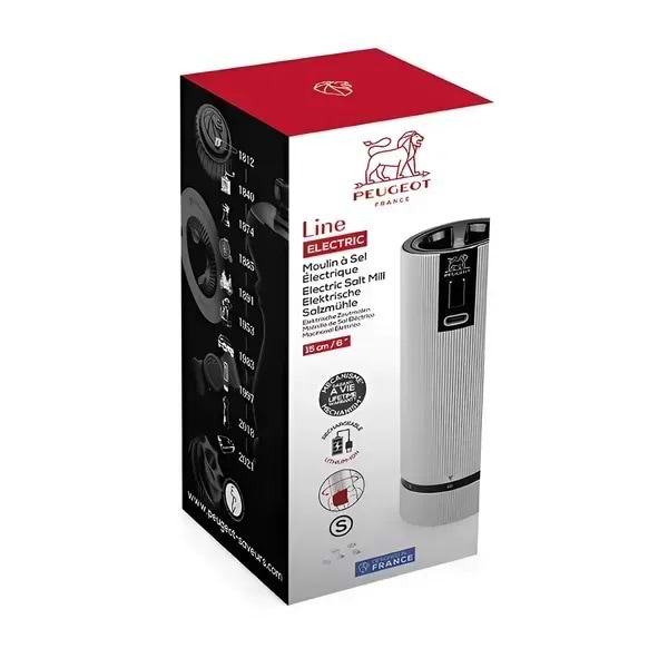 Фото - Млинок для спецій Peugeot для солі U-S 15 см Gray (4313100)