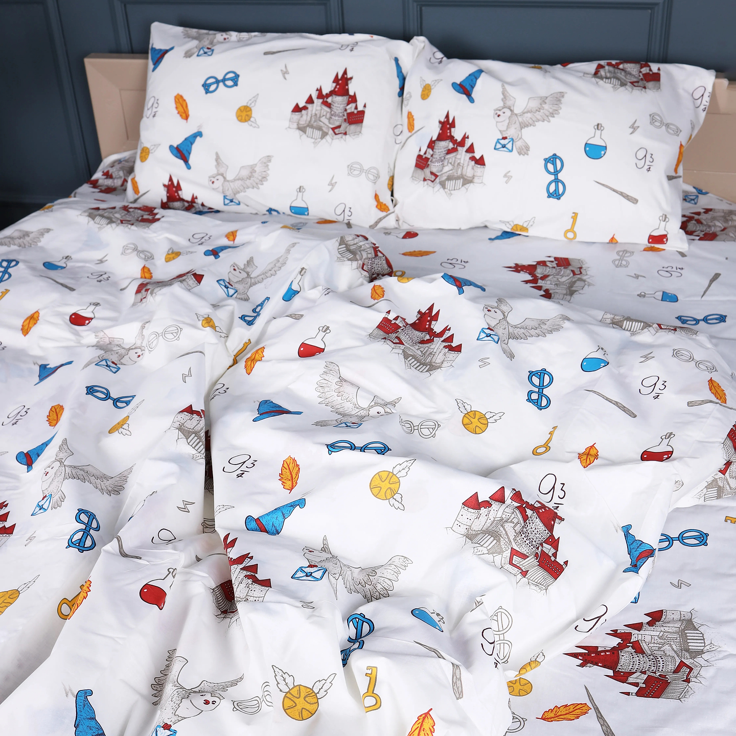 Комплект постельного белья MirSon Бязь 17-0725 Гаррі Поттер 175х210 см (2200010752359)