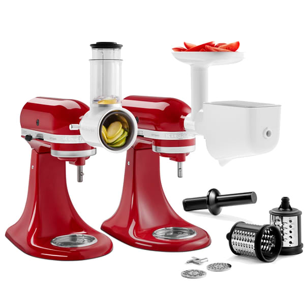Фото - Насадка для мясорубки KitchenAid набор 3 шт. 5KSMFGA, 5KSMFVSP, 5KSMVSA