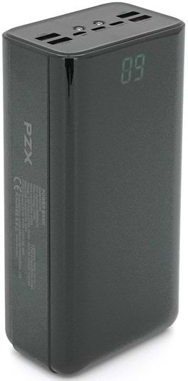 Фото - Батарея мобільна PZX V50 Power bank 50000mAh 22.5W Black