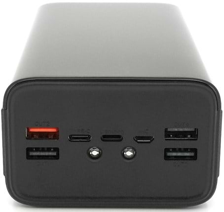 Фото - Батарея мобільна PZX V50 Power bank 50000mAh 22.5W Black
