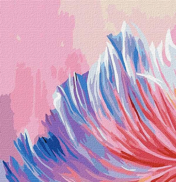 Фото - Картина по номерам Ideyka "Рыба петушок" 40х50см (KHO4459)