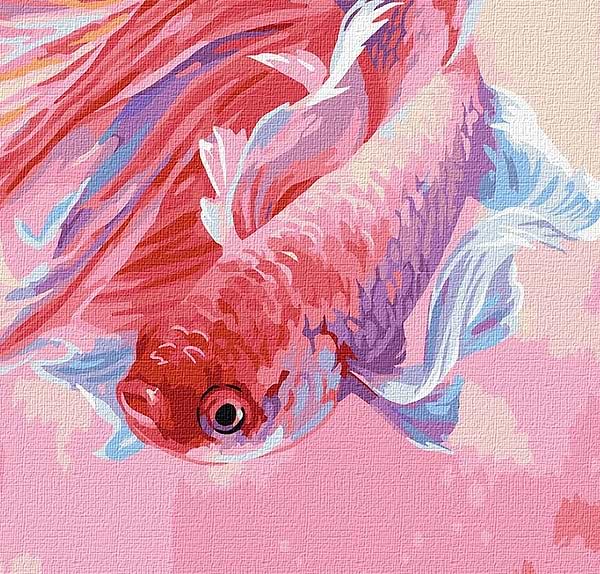 Фото - Картина по номерам Ideyka "Рыба петушок" 40х50см (KHO4459)