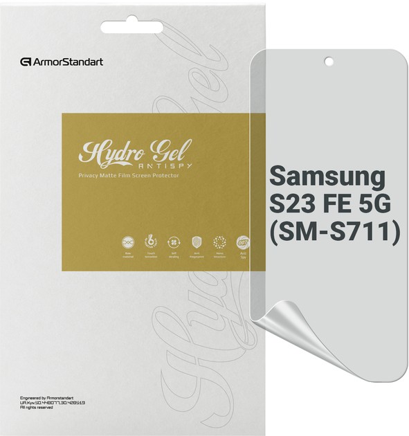 Захисна плівка для смартфону Armorstandart Anti-spy for Samsung S23 FE 5G (SM-S711) (ARM69542)