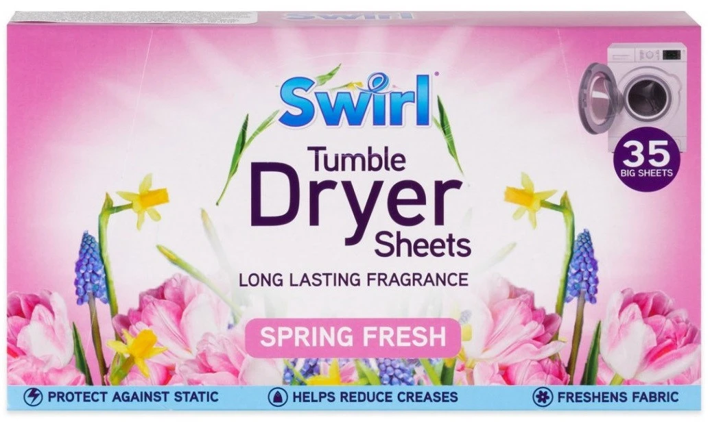 Ароматизатор для сушильних машин Swirl серветки Spring Fresh 35 шт. (SW1025)