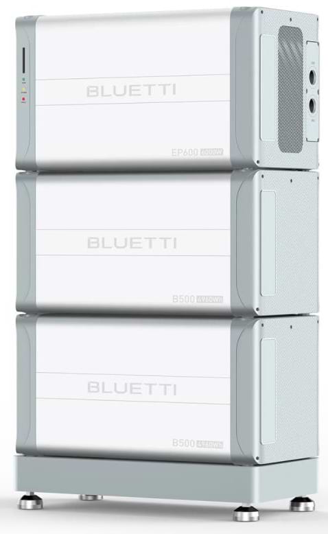 Система хранения енергии Bluetti EP600 6000W + 2 x Home Battery Backup B500 4960Wh (EP600+B500X2) - Фото 1