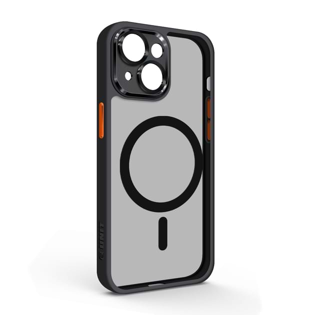 Чехол для смартфона Armorstandart Unit MagSafe SE for Apple iPhone 13 Black Orange (ARM75368) - Фото 1