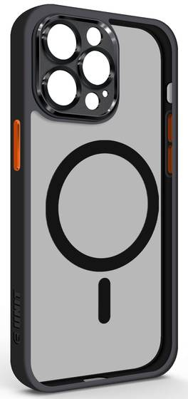 Фото - Чехол для смартфона Armorstandart Unit MagSafe SE for Apple iPhone 14 Pro Max Black Orange (ARM75367) Фото - Чехол для смартфона Armorstandart Unit MagSafe SE for Apple iPhone 14 Pro Max Black Orange (ARM75367)