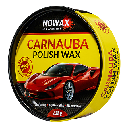 Віск для авто NOWAX карнаубу для полірування автомобіля NOWAX 230 г (NX45230)