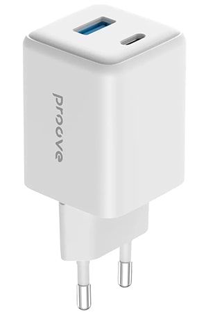 Мережевий зарядний пристрій Proove Pocket Gan 45W Type-C + USB White (WCPG45110002)