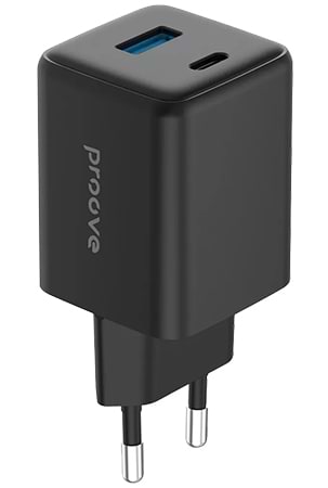 Мережевий зарядний пристрій Proove Pocket Gan 45W Type-C + USB Black (WCPG45110001)