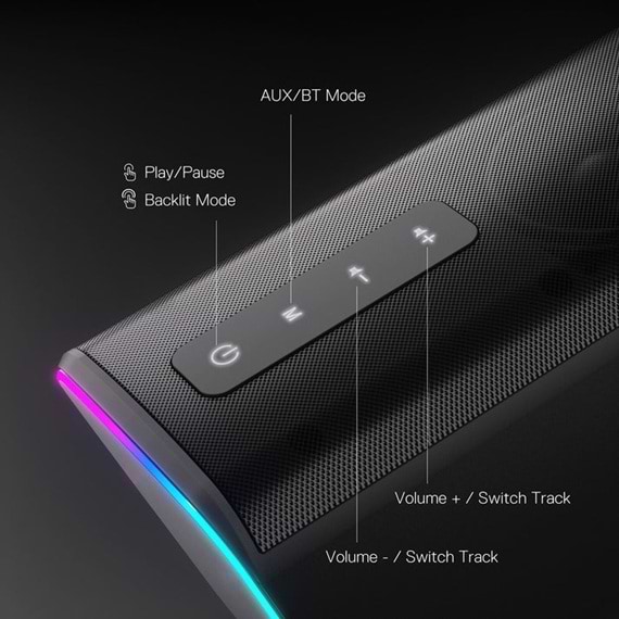 Фото - Компьютерная акустика компактная 2.0 Redragon Connie (71987)