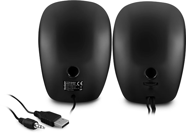 Фото - Комп'ютерна акустика компактна 2.0 YENKEE YSP 2001BK Mini speakers 2.0 Black
