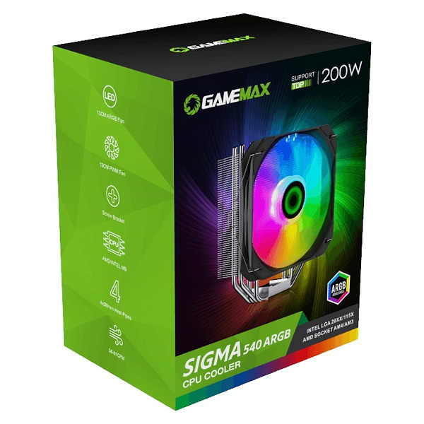 Фото - Процесорний кулер Gamemax Sigma 540 ARGB