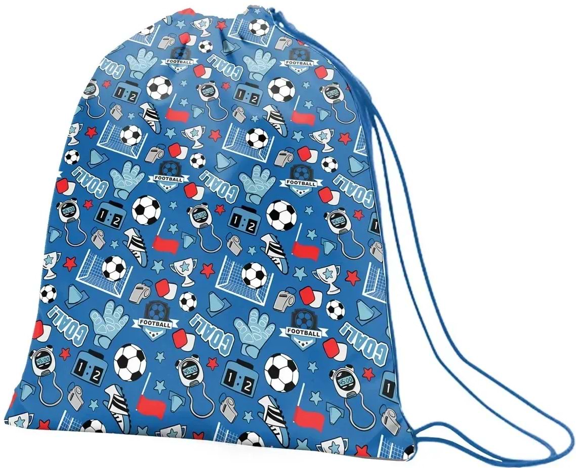 Сумка для обуви 1 Вересня SB-10 Football синий (552589)