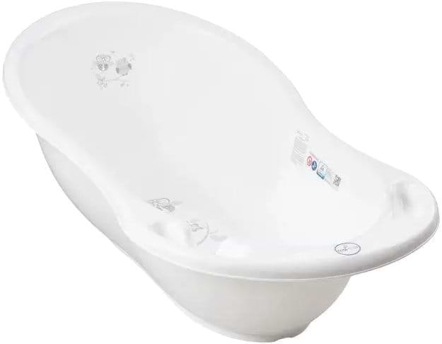 Дитяча ванночка Tega Baby Сова зі зливом 86 см, біла (SO-004ODPŁYW-103) - Фото 1