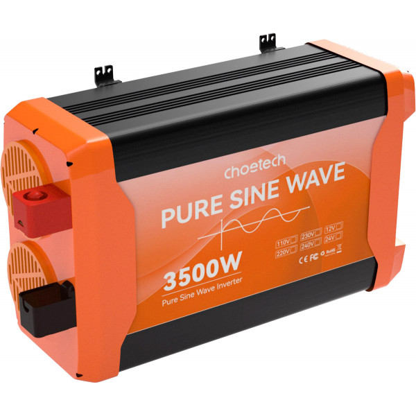 Фото - Інвертор автомобільний Choetech 12V 220V 1600Вт (CJ3500Q-V2)