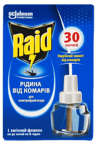 Фумігант рідина Raid 30 ночей (5000204343694) - Фото 1