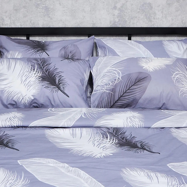 Фото - Комплект постельного белья Moon&Star Бязь Gold Люкс Soft Plumes 175х210 нав. 4х70х70 (MS-820006904)