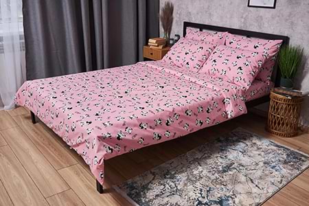 Комплект постельного белья детский Moon&Star Бязь Gold Люкс Pandas 110х140 нав. 2х40х60 (MS-830000157)