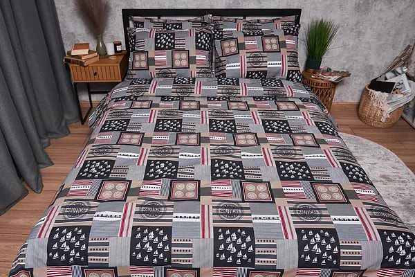 Фото - Комплект постільної білизни Moon&Star Бязь Gold Люкс Nautical 143х210х2 (MS-820003423)