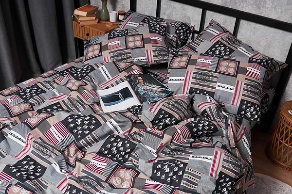 Фото - Комплект постільної білизни Moon&Star Бязь Gold Люкс Nautical 143х210х2 (MS-820003423)