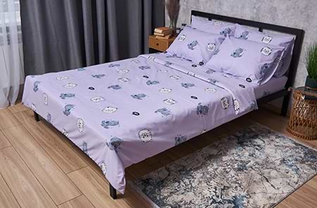 Комплект постельного белья детский Moon&Star Бязь Gold Люкс Hello Kitty 110х140 нав. 2х50х50 (MS-830000150)