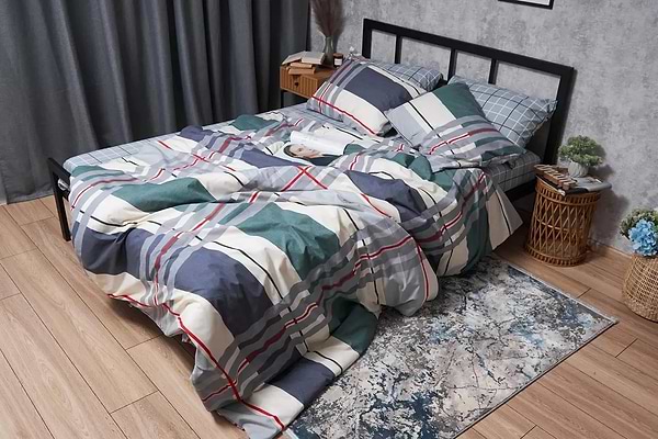 Фото - Комплект постельного белья Moon&Star Бязь Gold Люкс «Cloudy» 143х210 см нав. 4х50х70 (MS-820004708)