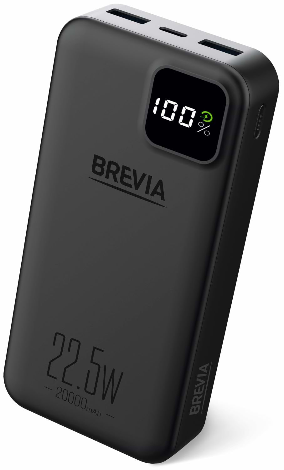 Купити Батарея мобільна Brevia 20000mAh 22,5W Black (45220PB) - Фото 1 Батарея мобільна Brevia 20000mAh 22,5W Black (45220PB) - Фото 1