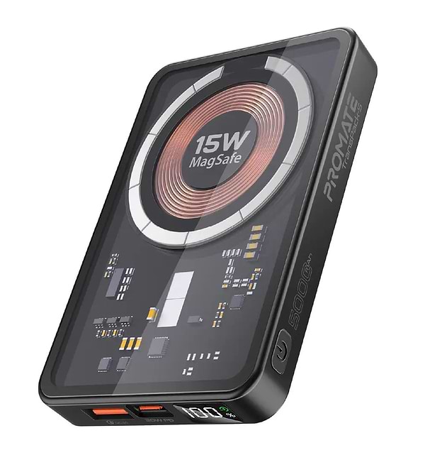 Фото - Батарея мобільна Promate Transpack-5 5000mAh Black