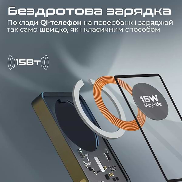 Фото - Батарея мобільна Promate Transpack-5 5000mAh Black