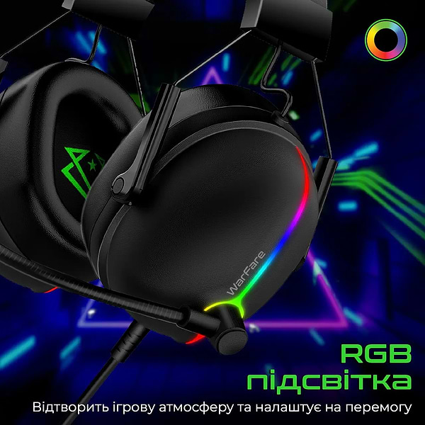 Фото - Гарнитура проводная игровая Vertux Warfare.Black