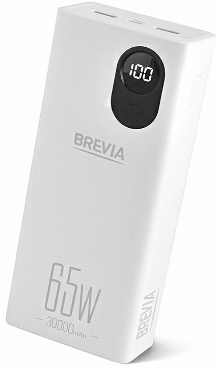 Купити Батарея мобільна Brevia 30000mAh 65W (45365) - Фото 1 Батарея мобільна Brevia 30000mAh 65W (45365) - Фото 1
