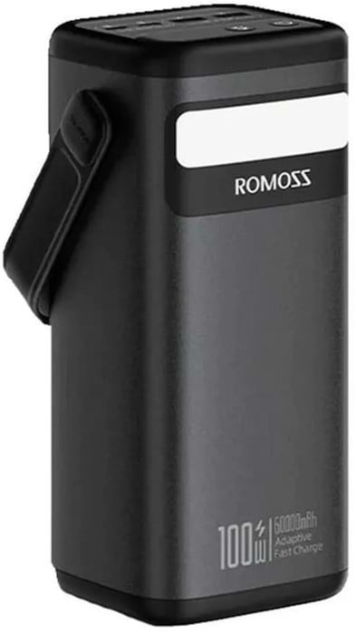 Батарея мобильная Romoss 60000mAh PMT60 100W Black (PMT60-1D2-2133H) - Фото 1