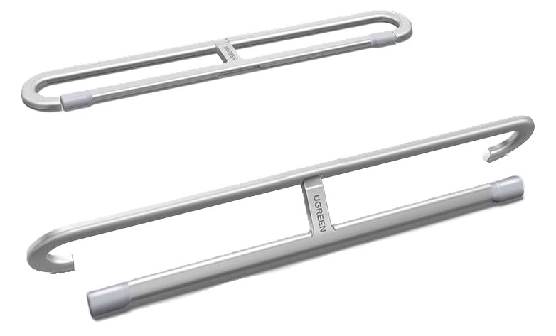 Підставка під ноутбук UGREEN LP846 Invisible Portable Desktop Laptop Stand 13-16" Silver (45415) - Фото 1