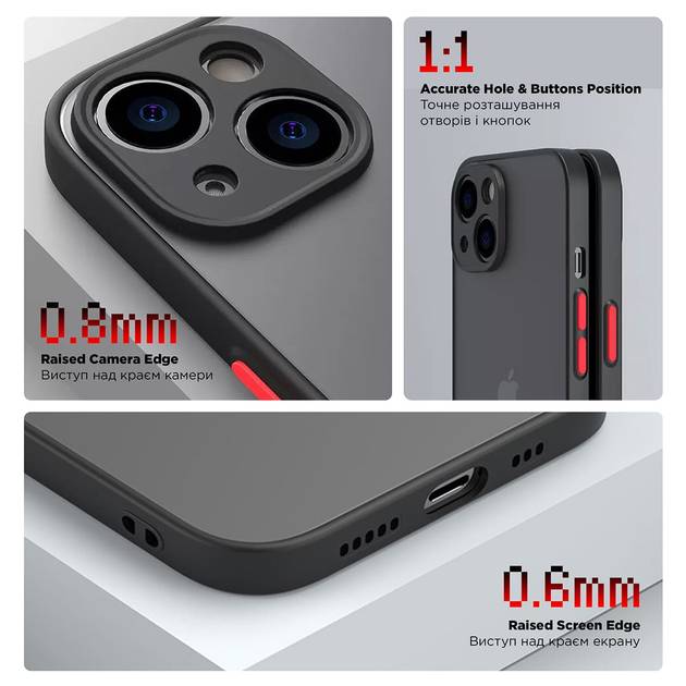 Фото - Чохол для смартфону Armorstandart Frosted Matte Slim Fit for Realme C65 4G Black (ARM77885)