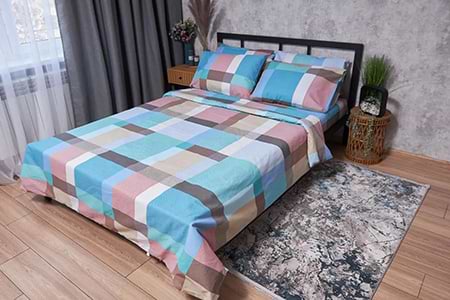 Комплект постільної білизни дитячий Moon&Star Бязь Gold Люкс Burlap 110х140 нав. 2х40х60 (MS-830000065)