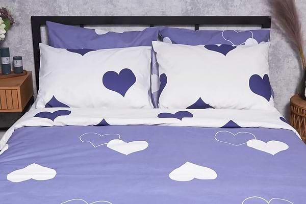 Фото - Комплект постельного белья детский Moon&Star Бязь Gold Люкс Royal Blue 110х140 нав. 2х50х50 (MS-830000026)