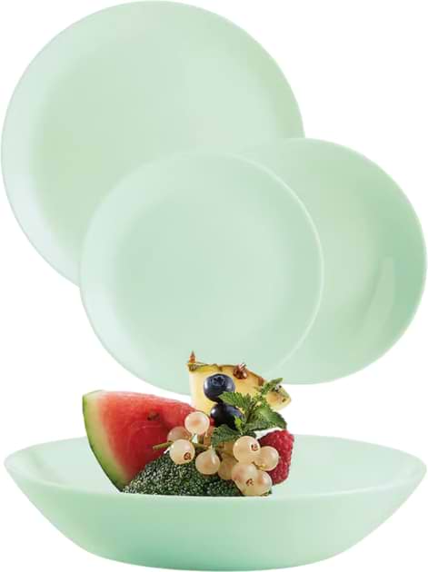 Фото - Столовий сервіз Luminarc Diwali Paradise Green 18 пр. (V6215)
