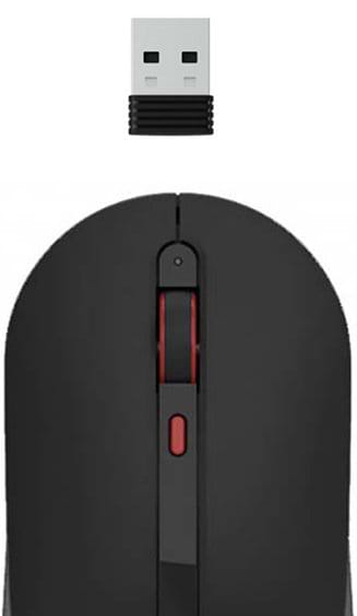 Фото - Миша бездротова Xiaomi MiiiW Wireless Mute Mouse Black MWMM01