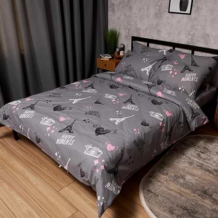 Комплект постельного белья детский Moon&Star 110х140 см Paris Moments Бязь Gold Люкс (MS-830000313)