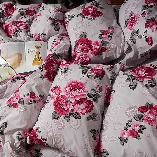 Фото - Комплект постільної білизни Moon&Star Бязь Gold Люкс Rose Whisper 200х220 нав. 4х50х70 (MS-820009708)